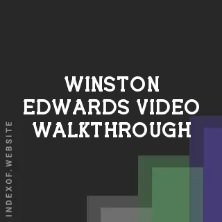 Winston Edwards Video Walkthrough | Indexof