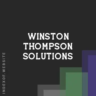 Winston Thompson Solutions | Indexof