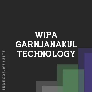 Wipa Garnjanakul Technology | Indexof