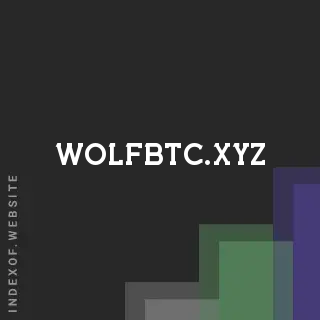 wolfbtc.xyz by Orestis Filippou site -  Indexof
