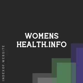 womens-health.info by Valentina Bordoli site -  Indexof