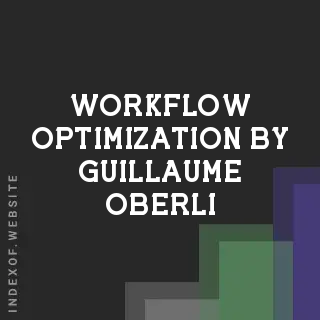 Workflow Optimization by Guillaume Oberli | Indexof