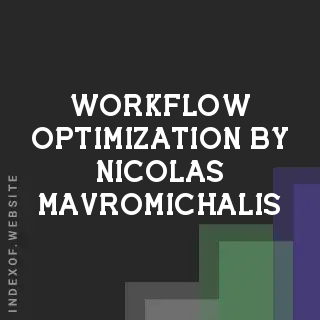 Workflow Optimization by Nicolas Mavromichalis | Indexof