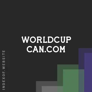 worldcup-can.com by Maja Jakobsen site -  Indexof