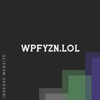 wpfyzn.lol by Pak Yip site -  Indexof
