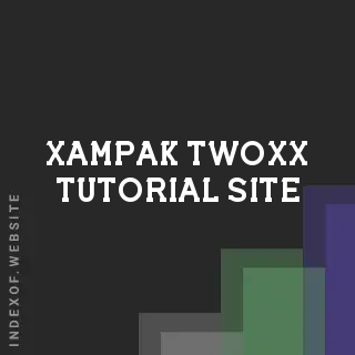 Xampak Twoxx Tutorial site | Indexof