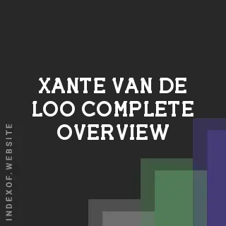 Xante van de Loo Complete Overview | Indexof