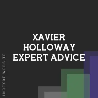 Xavier Holloway Expert Advice | Indexof