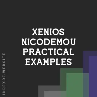 Xenios Nicodemou Practical Examples | Indexof