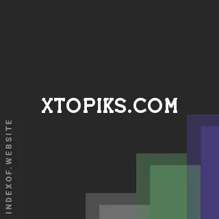 xtopiks.com by Rajesh Nair site -  Indexof