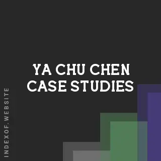Ya-chu Chen Case Studies | Indexof