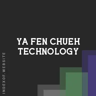 Ya-fen Chueh Technology | Indexof