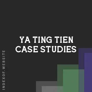 Ya-ting Tien Case Studies | Indexof
