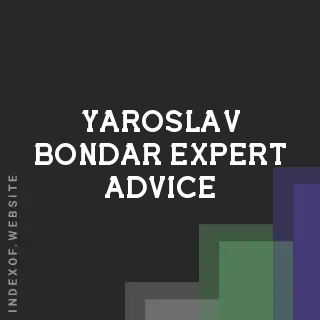 Yaroslav Bondar Expert Advice | Indexof