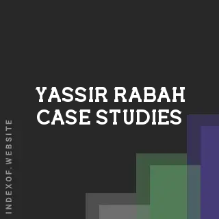 Yassir Rabah Case Studies | Indexof
