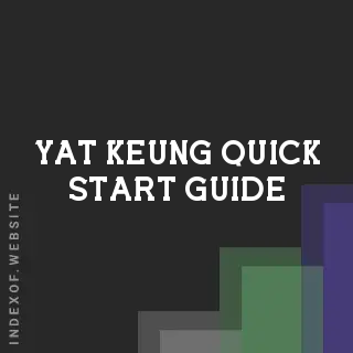 Yat Keung Quick Start Guide | Indexof