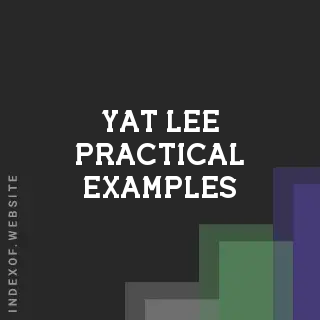 Yat Lee Practical Examples | Indexof