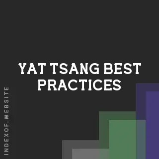Yat Tsang Best Practices | Indexof