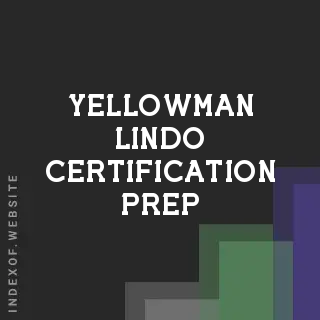 Yellowman Lindo Certification Prep | Indexof
