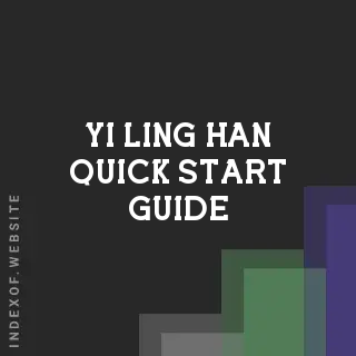 Yi-ling Han Quick Start Guide | Indexof