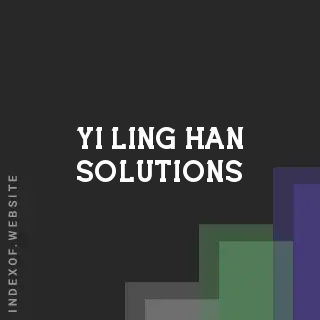 Yi-ling Han Solutions | Indexof
