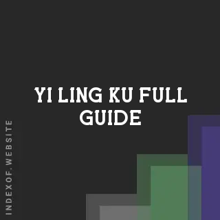 Yi-ling Ku Full Guide | Indexof