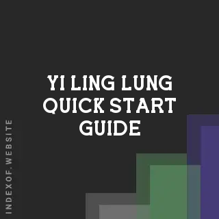 Yi-ling Lung Quick Start Guide | Indexof
