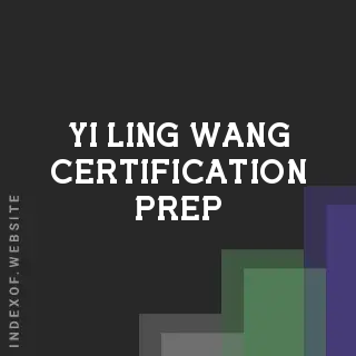 Yi-ling Wang Certification Prep | Indexof