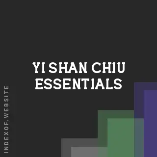 Yi-shan Chiu Essentials | Indexof