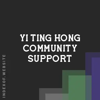 Yi-ting Hong Community Support | Indexof