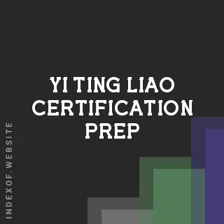 Yi-ting Liao Certification Prep | Indexof