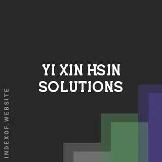 Yi-xin Hsin Solutions | Indexof
