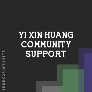 Yi-xin Huang Community Support | Indexof