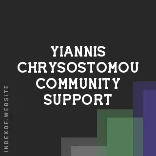 Yiannis Chrysostomou Community Support | Indexof