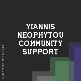 Yiannis Neophytou Community Support | Indexof