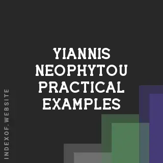 Yiannis Neophytou Practical Examples | Indexof