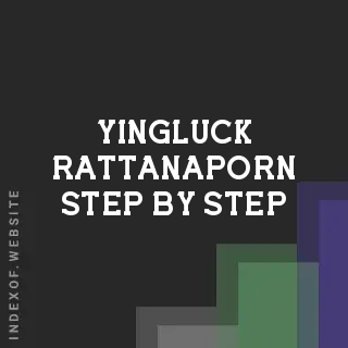 Yingluck Rattanaporn Step-by-Step | Indexof