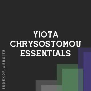 Yiota Chrysostomou Essentials | Indexof