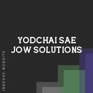 Yodchai Sae-jow Solutions | Indexof