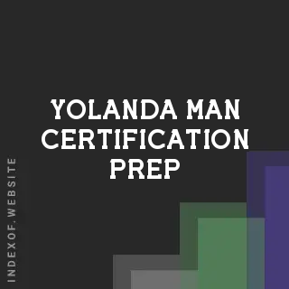 Yolanda Man Certification Prep | Indexof