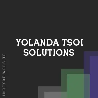 Yolanda Tsoi Solutions | Indexof