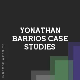 Yonathan Barrios Case Studies | Indexof
