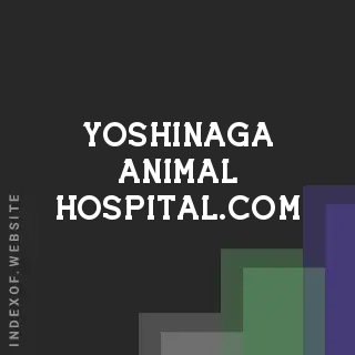yoshinaga-animal-hospital.com by Ginevra Gallo site -  Indexof