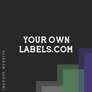 your-own-labels.com by Morten Madsen site -  Indexof