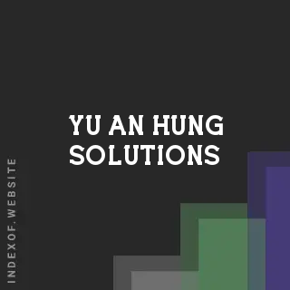 Yu-an Hung Solutions | Indexof