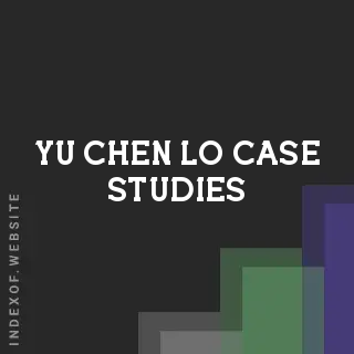 Yu-chen Lo Case Studies | Indexof