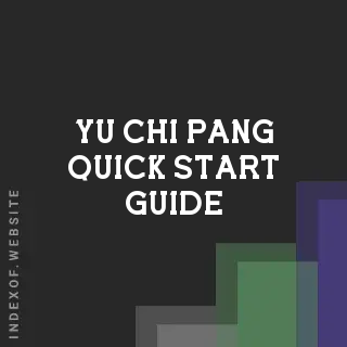 Yu-chi Pang Quick Start Guide | Indexof