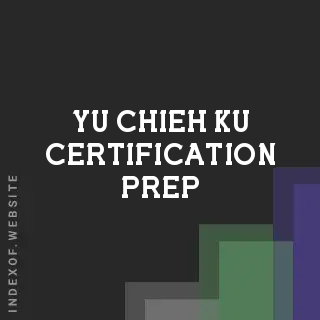 Yu-chieh Ku Certification Prep | Indexof