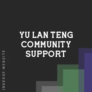 Yu-lan Teng Community Support | Indexof