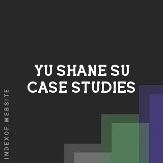 Yu-shane Su Case Studies | Indexof